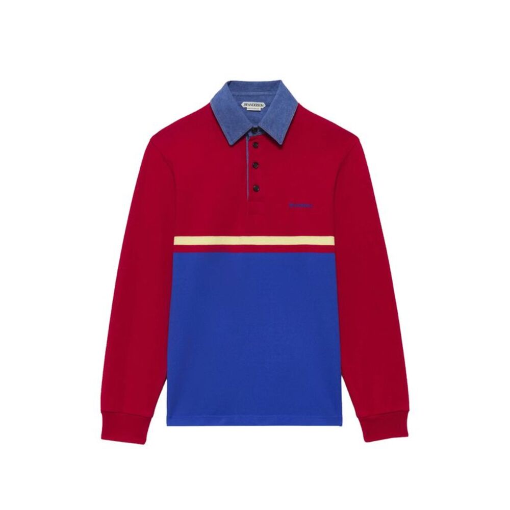 Jw Anderson Red Polo Shirts Men